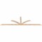 Ekena Millwork Richland Smooth Timber Gable Bracket, Douglas Fir, 108"W x 31 1/2"H x 1 1/2"D x 3 1/2"F, 7/12 Pitch GBW108X31X0204RIC00SDF - alternate 4